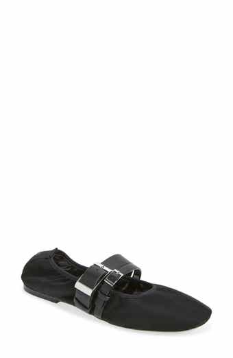 Dade Buckle Strap Mesh Ballet Flat