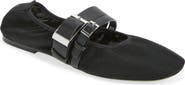 DKNY Dade Buckle Strap Mesh Ballet Flat