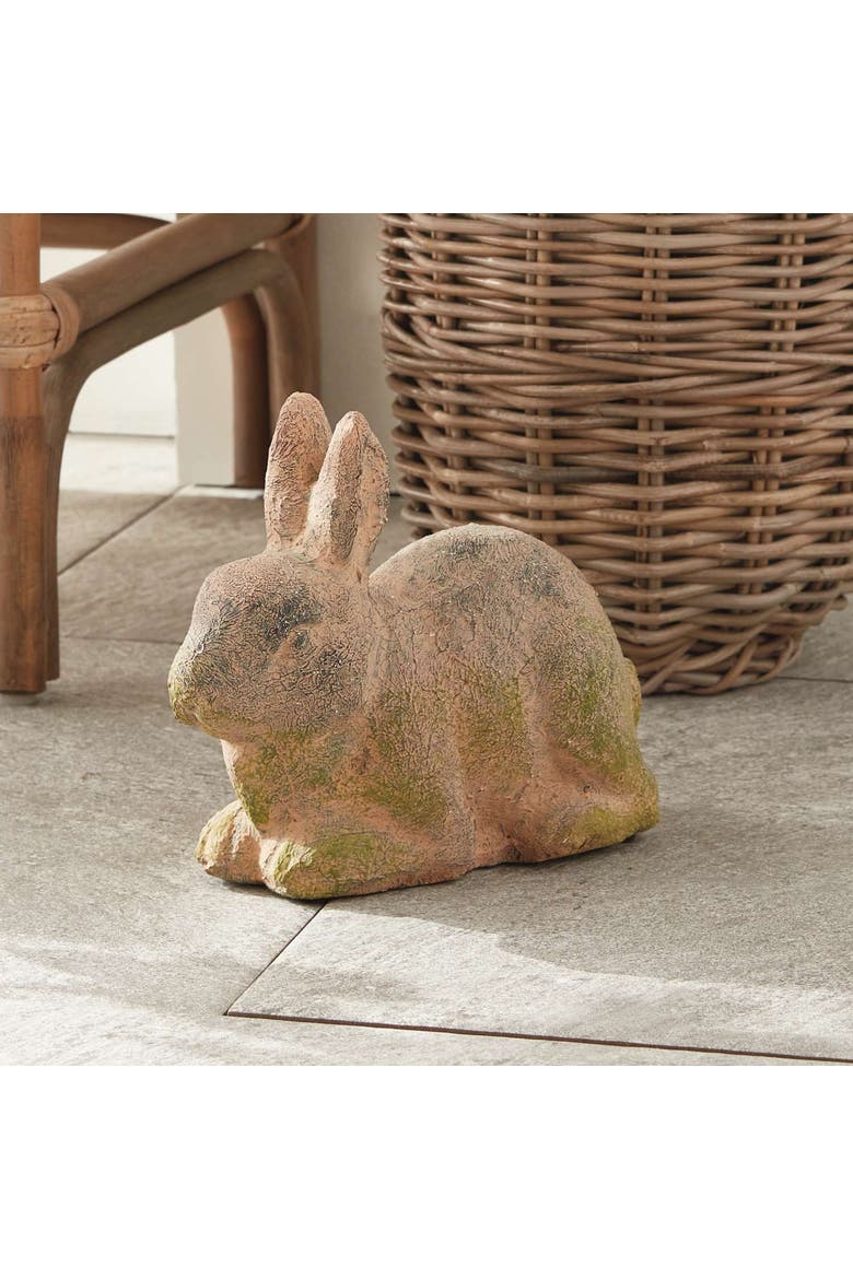 Weathered Garden Rabbit Large, Alternate, color, Brown