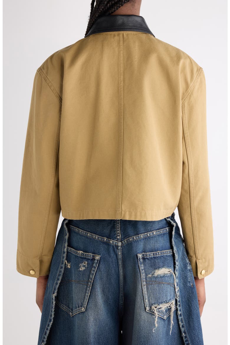 Crop Workwear Jacket, Alternate, color, 9501 SAND