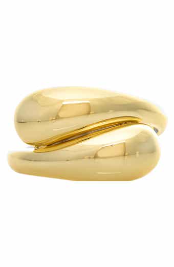 RIVKA FRIEDMAN 18K Gold Plated Cuff Bracelet