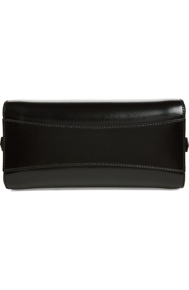 Givenchy Mini Antigona Leather East/West Satchel, Alternate, color, Black