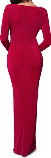 Ashton Reversible Long Sleeve Knit Gown