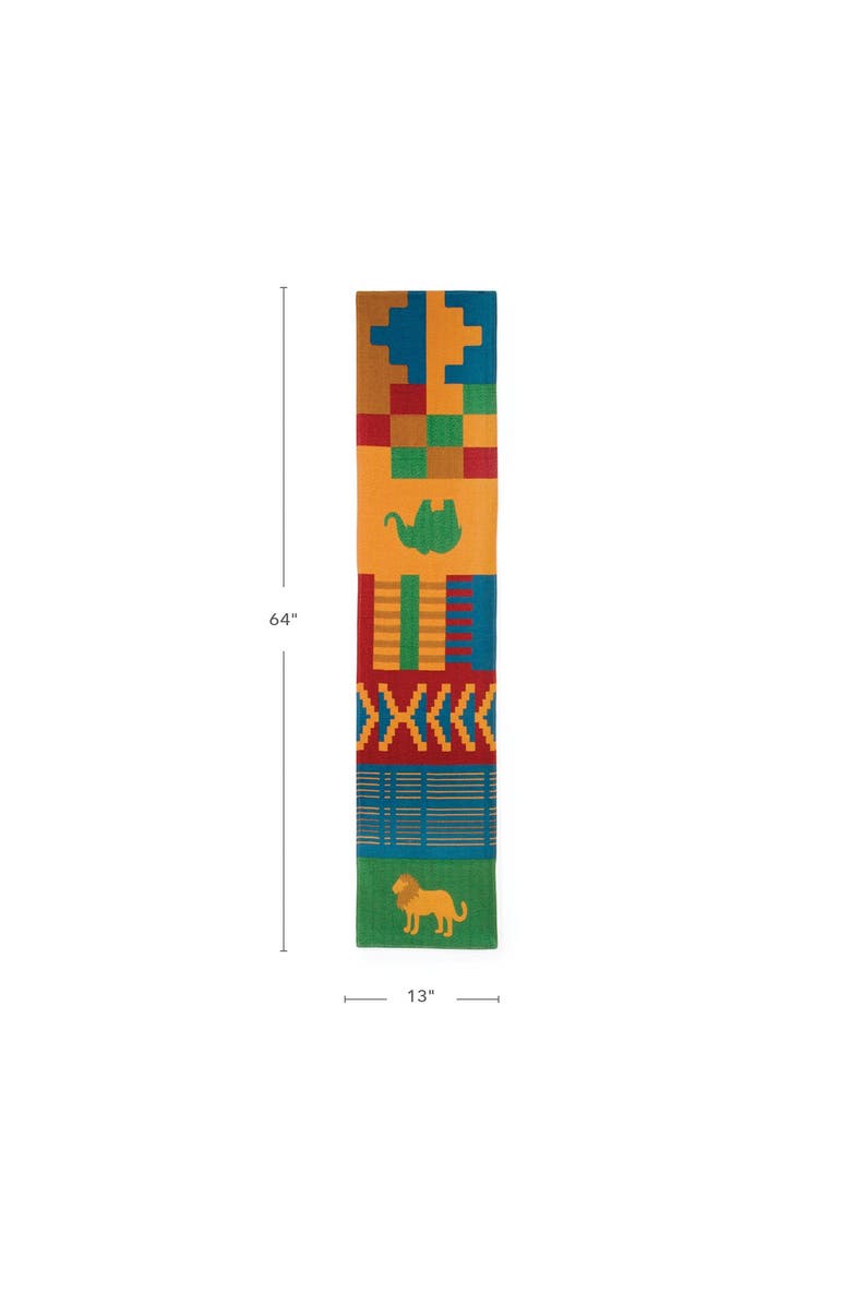 Kaplan Early Learning Company African Decorative Runner, Alternate, color, Multicolored