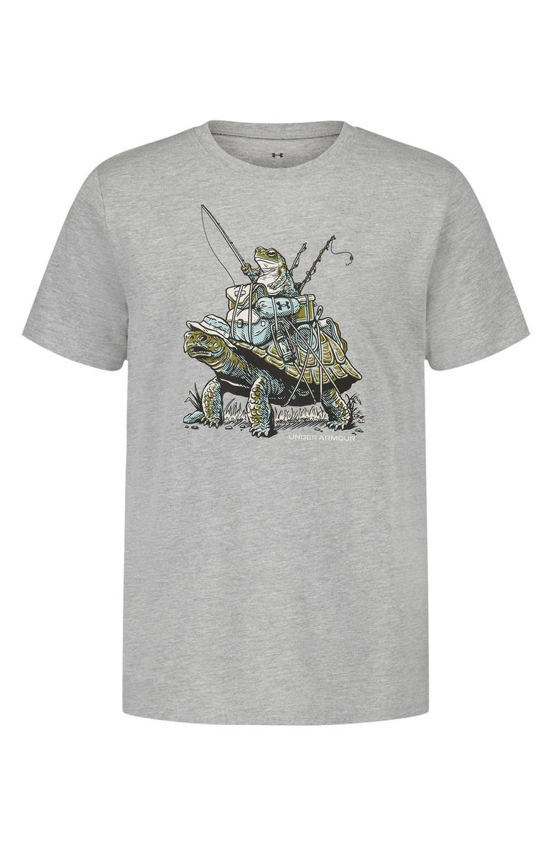 Under Armour Kids' Slow Yer Roll Graphic T-Shirt, Main, color, Mid Grey Heather