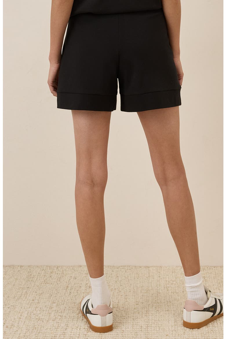 Organic Cotton Airplane Pull On Short, Alternate, color, Black