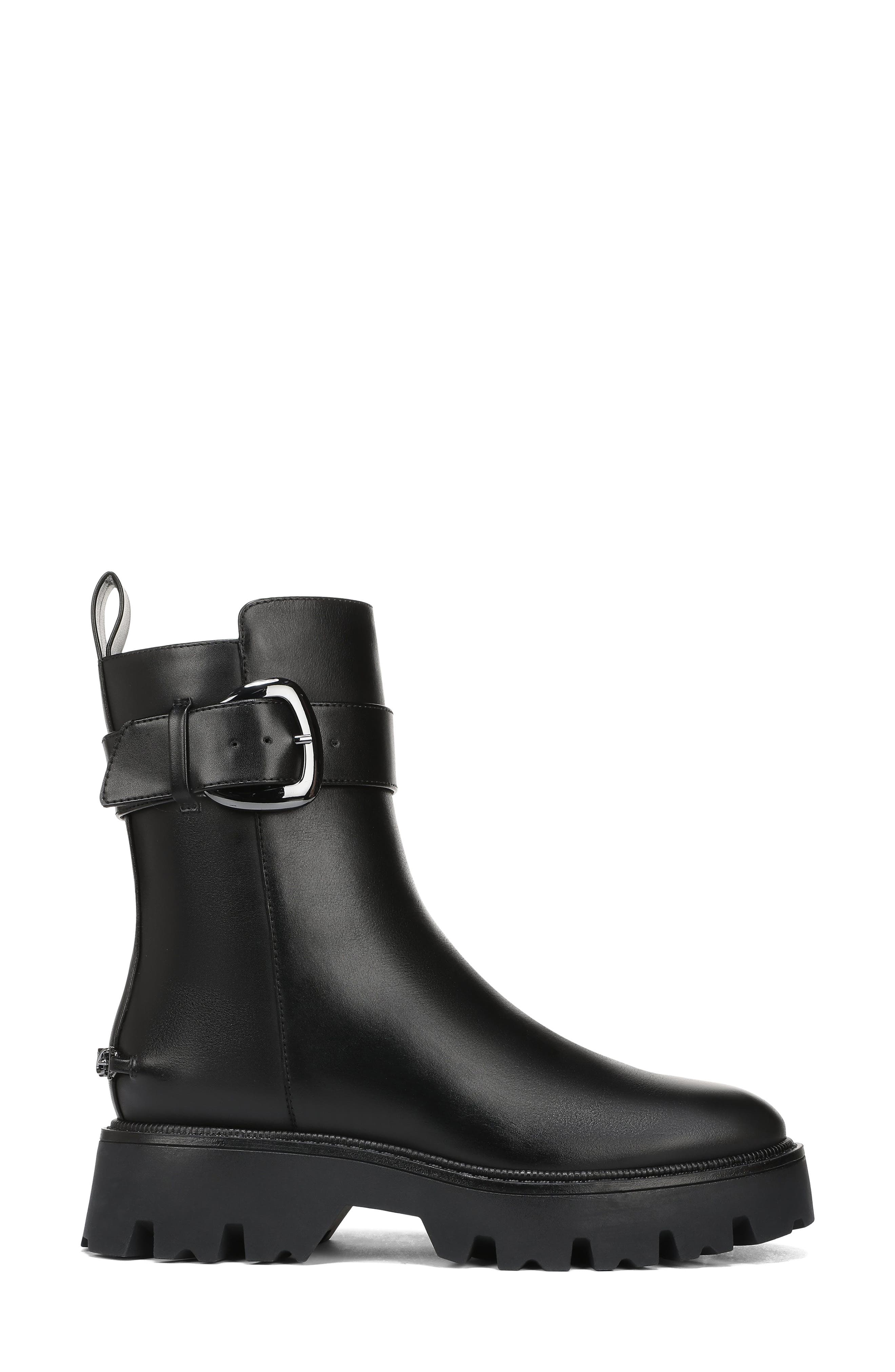 Circus NY by Sam Edelman Primm Lug Sole Bootie, Alternate, color, Black