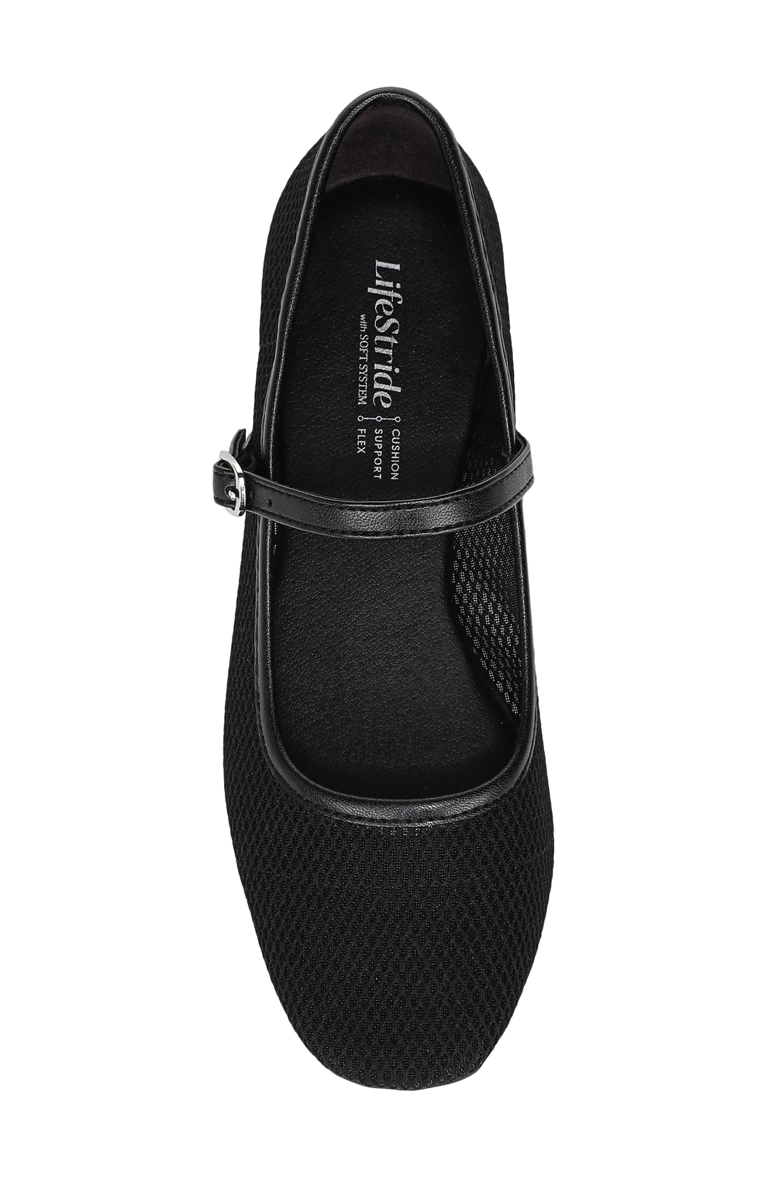 LifeStride Beloved Mary Jane Flat, Alternate, color, Black