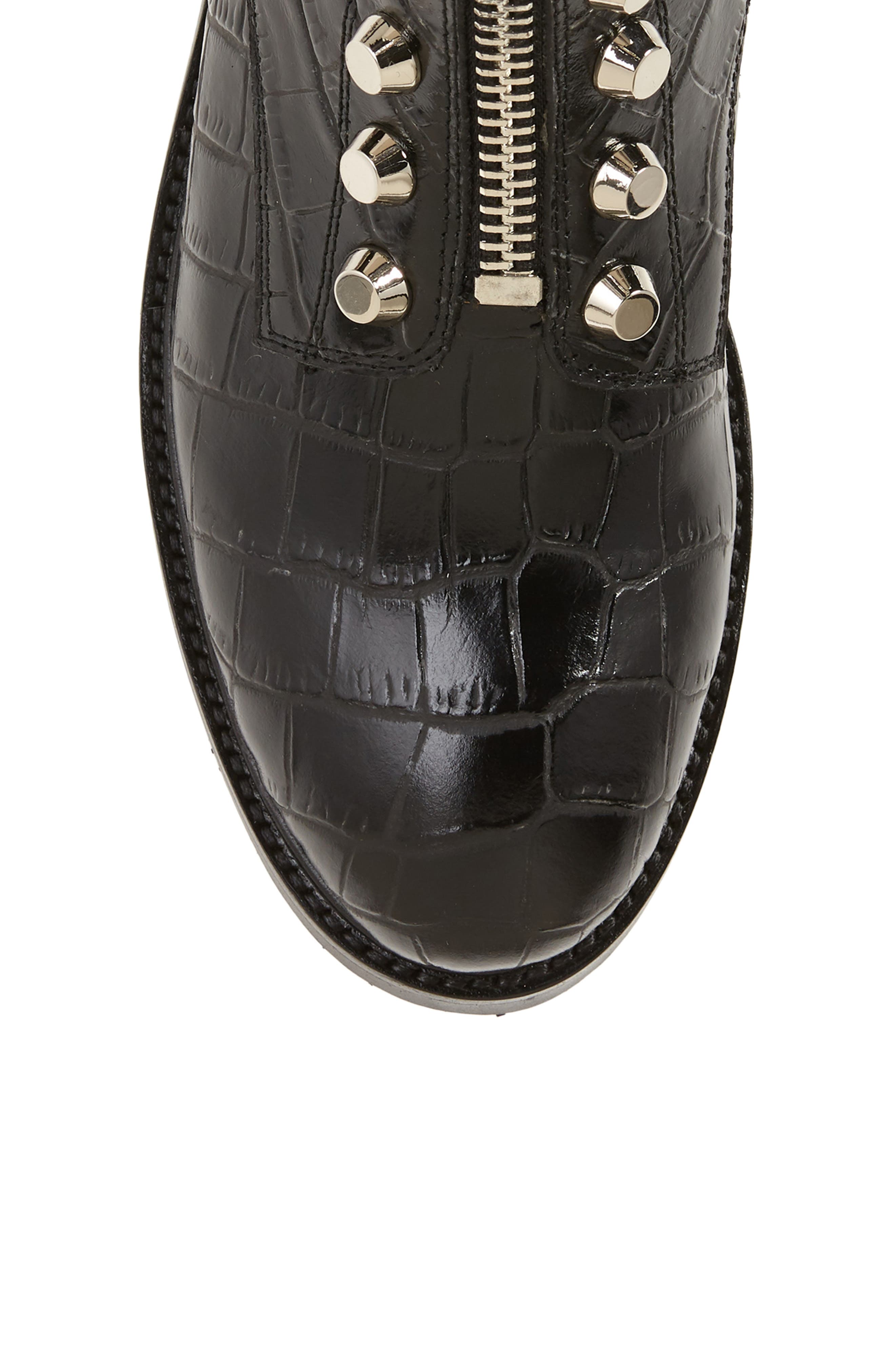 Jeffrey Campbell Tonette Studded Zip Boot, Alternate, color, 