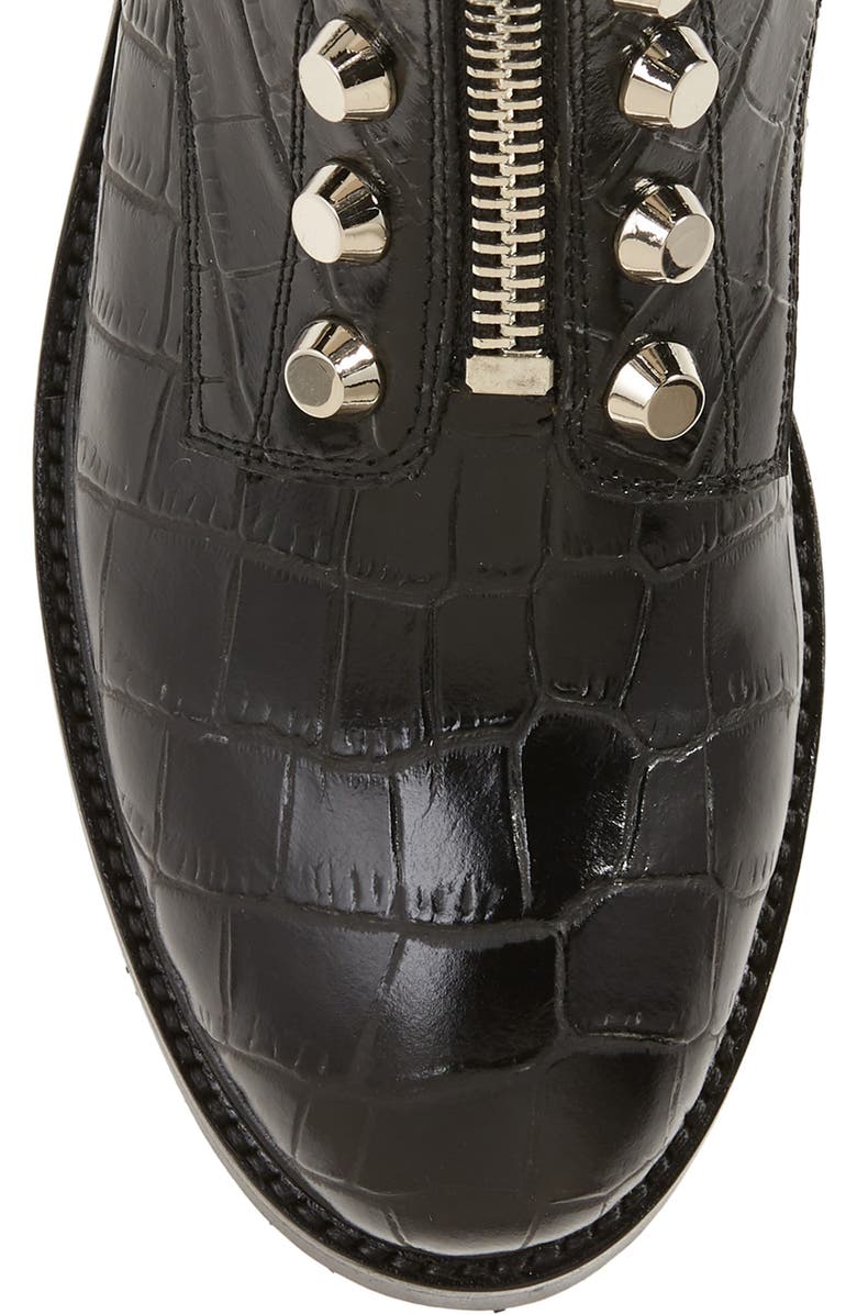 Jeffrey Campbell Tonette Studded Zip Boot, Alternate, color,