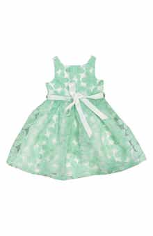 JOE-ELLA Kids' Floral Embroidered Dress