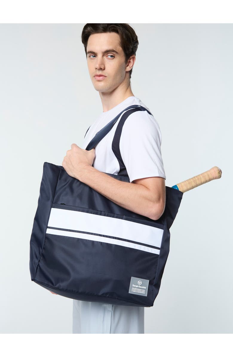 Sergio Tacchini Tennis Tote, Alternate, color, Maritime Blue