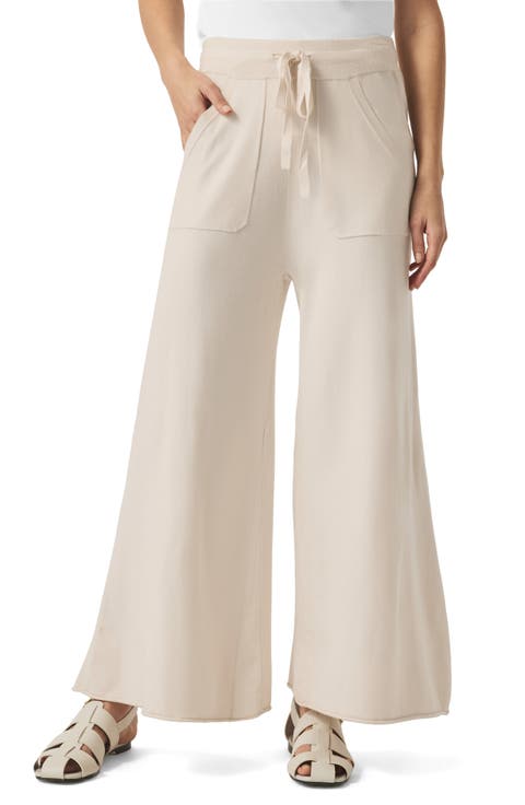 Veronica Crop Wide Leg Sweater Knit Pants