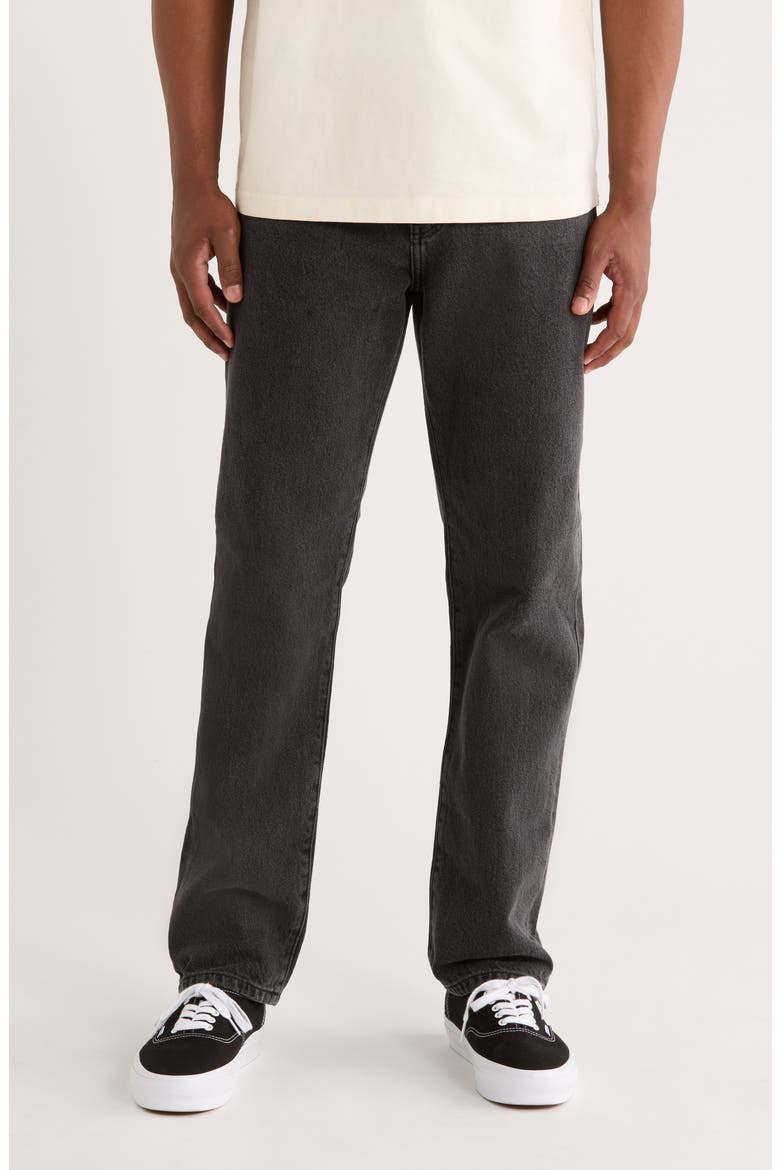 Grant Straight Leg Jeans, Main, color, BLACK