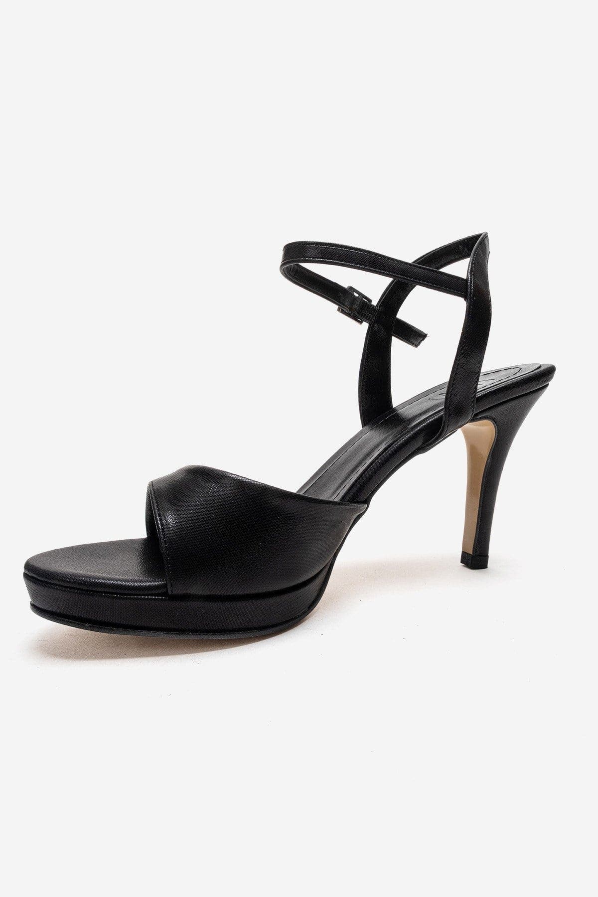 Prologue Shoes Poise Stiletto Sandal, Alternate, color, Black