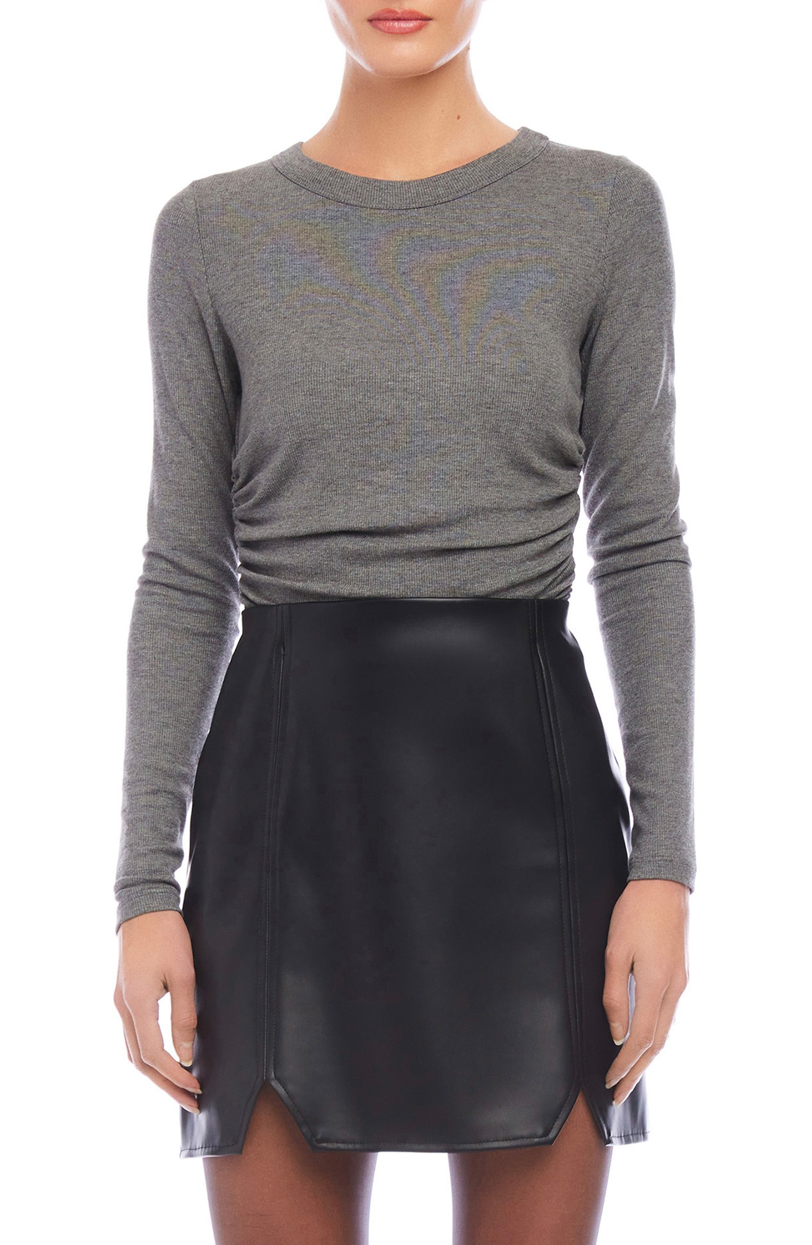 Side Shirred Rib Top - image 3