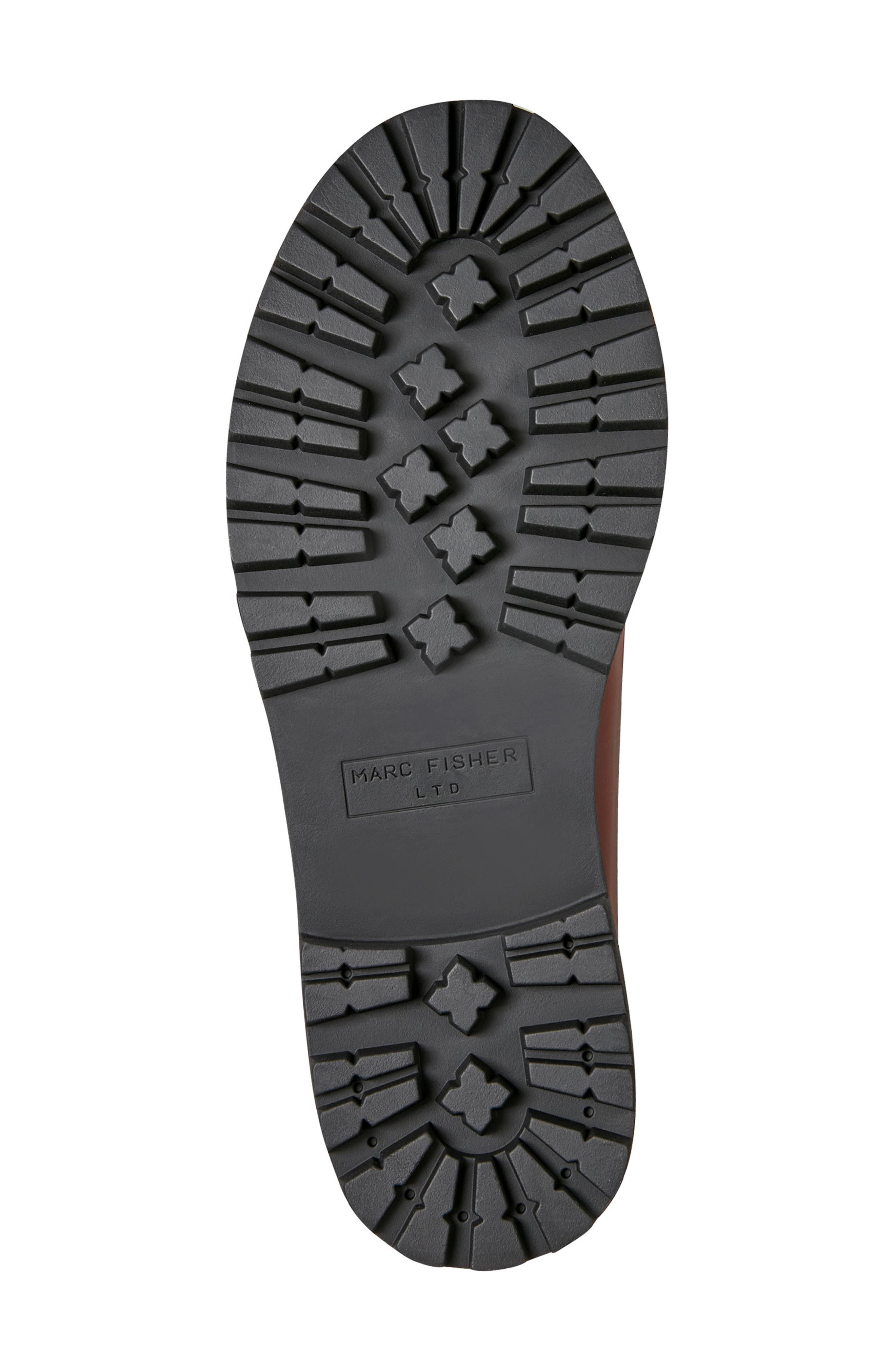 Marc Fisher LTD Ozzie Kiltie Lug Loafer, Alternate, color, Medium Brown