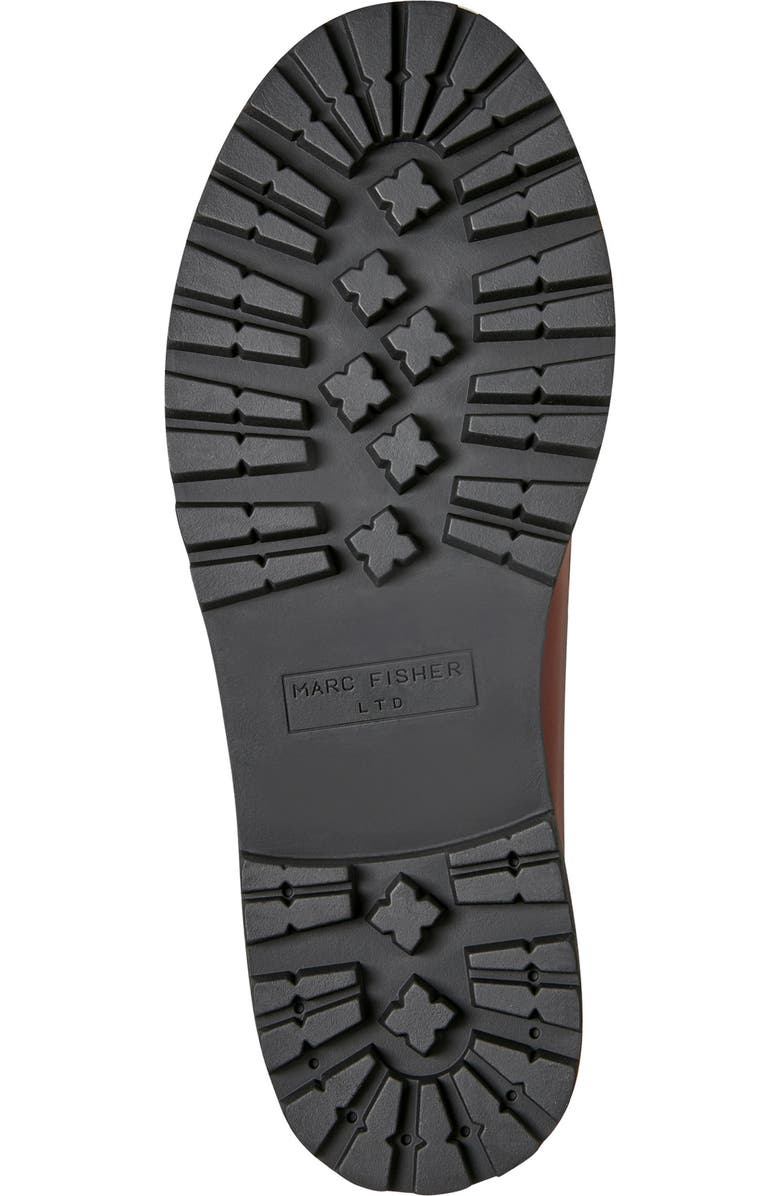 Marc Fisher LTD Ozzie Kiltie Lug Loafer, Alternate, color, Medium Brown