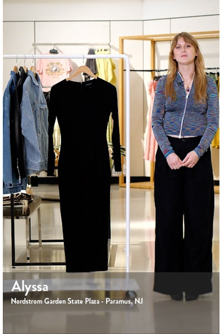 Extra Butter Long Sleeve Midi Dress video