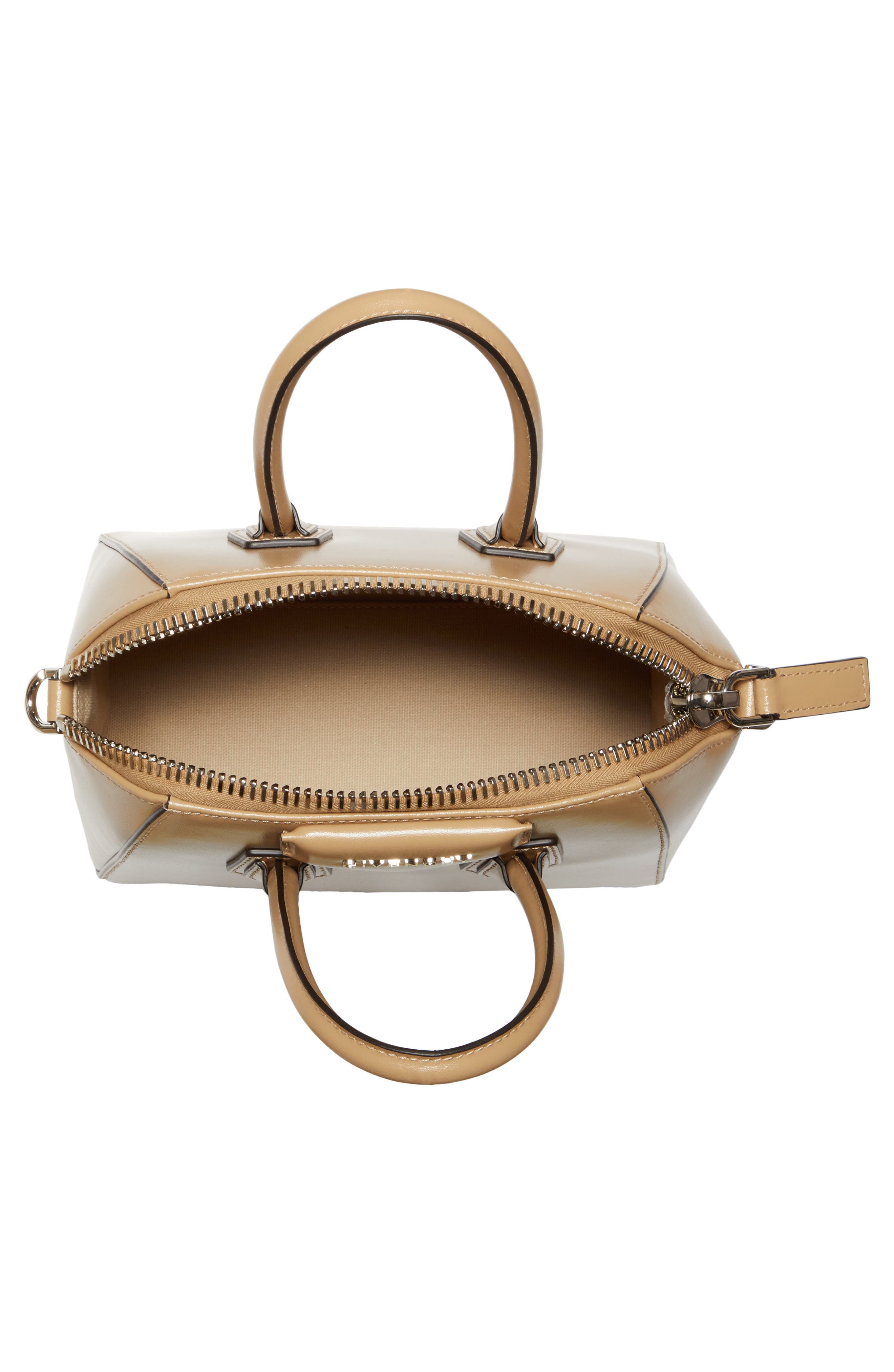 Givenchy Mini Antigona Leather Satchel, Alternate, color, 
