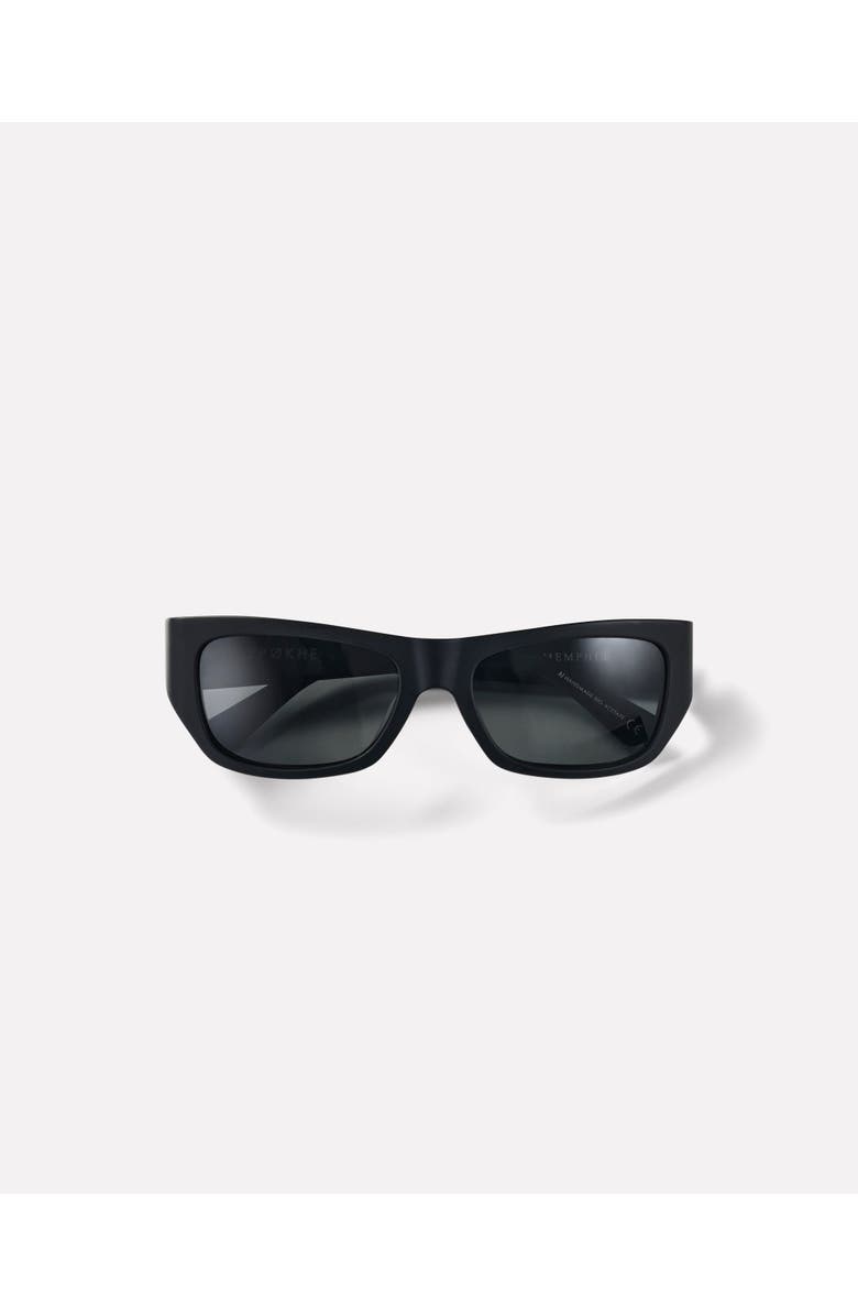 Epokhe Memphis Sunglasses, Alternate, color, Matte Black
