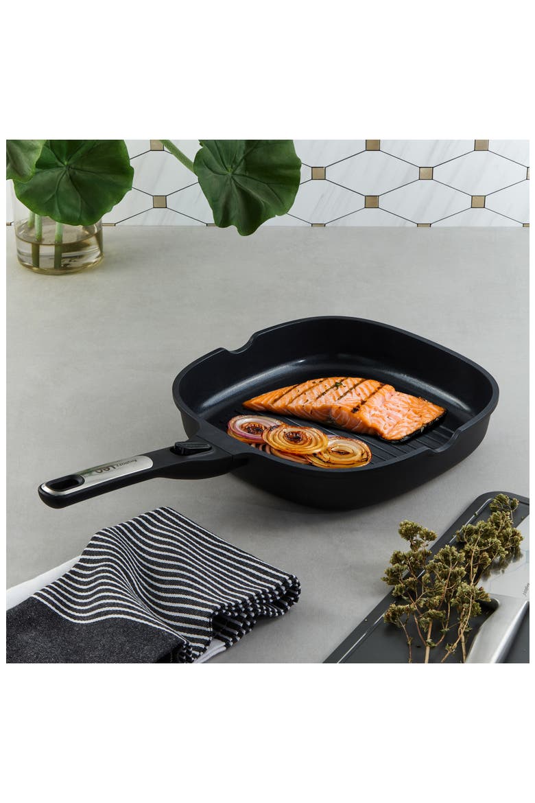 Leo Phantom 10.25-Inch Grill Pan, Alternate, color, BLACK
