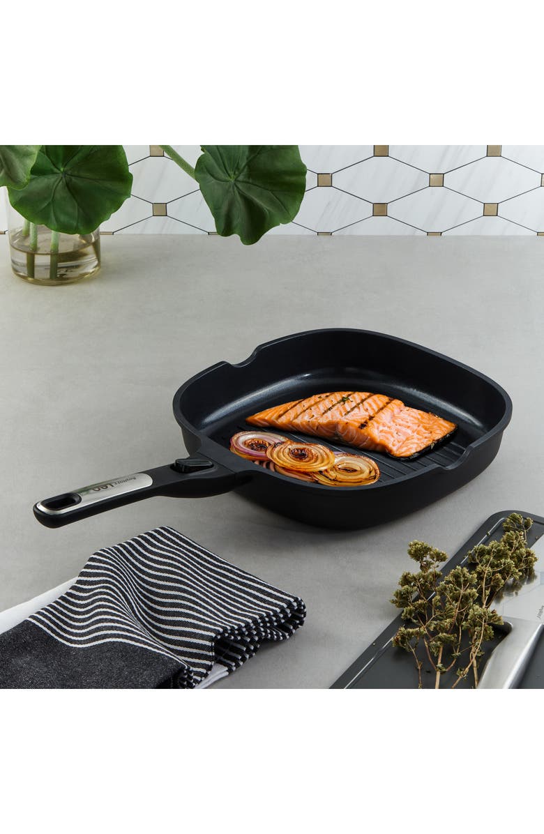 BergHOFF Leo Phantom 10.25-Inch Grill Pan, Alternate, color, Black