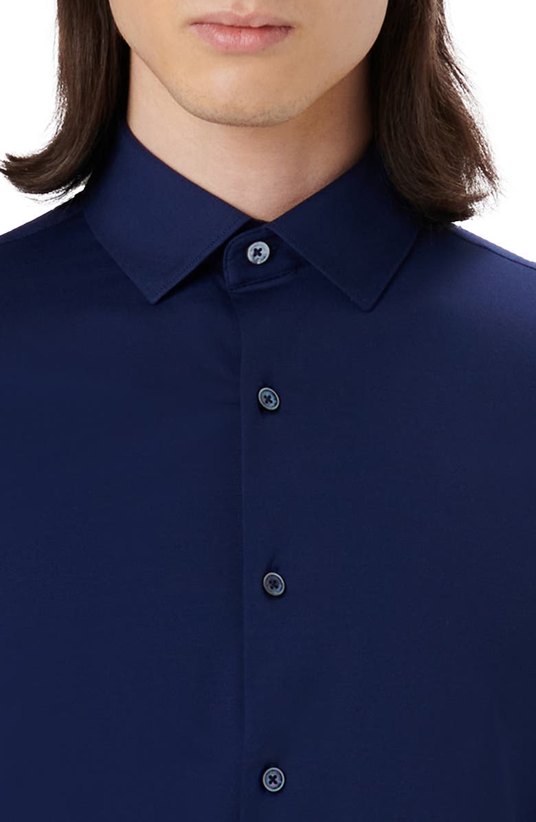 OoohCotton<sup>®</sup> Solid Button-Up Shirt