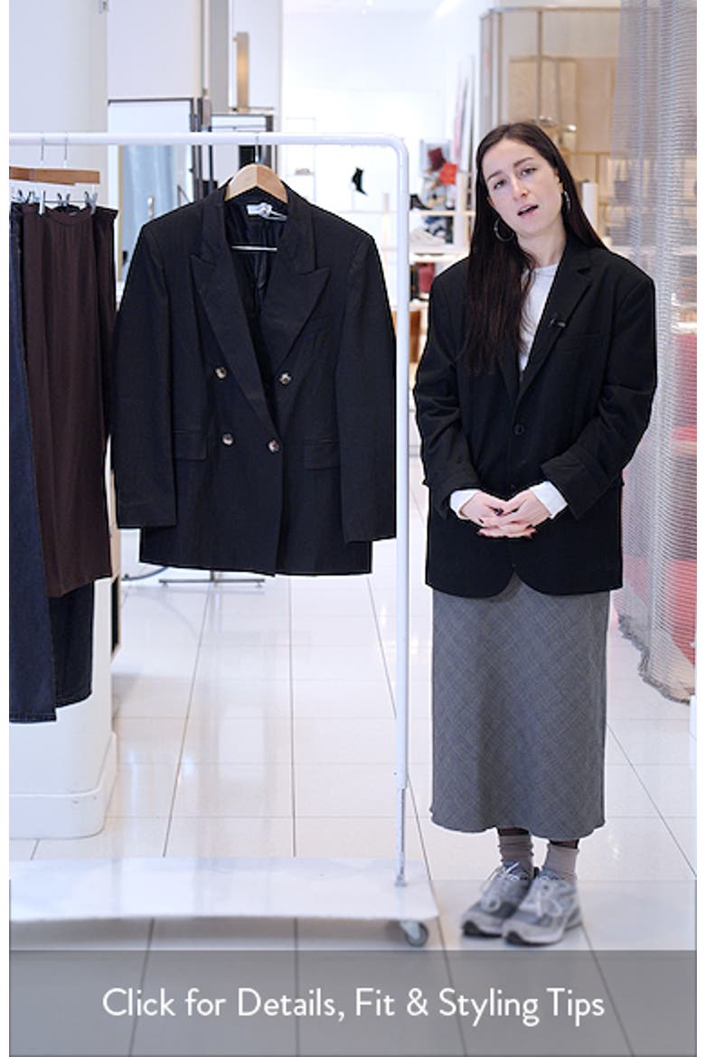 Pinstripe Double Breasted Blazer video