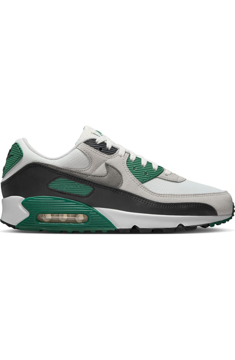 Nike Air Max 90 Sneaker, Alternate, color, Smith White/ Smoke Grey