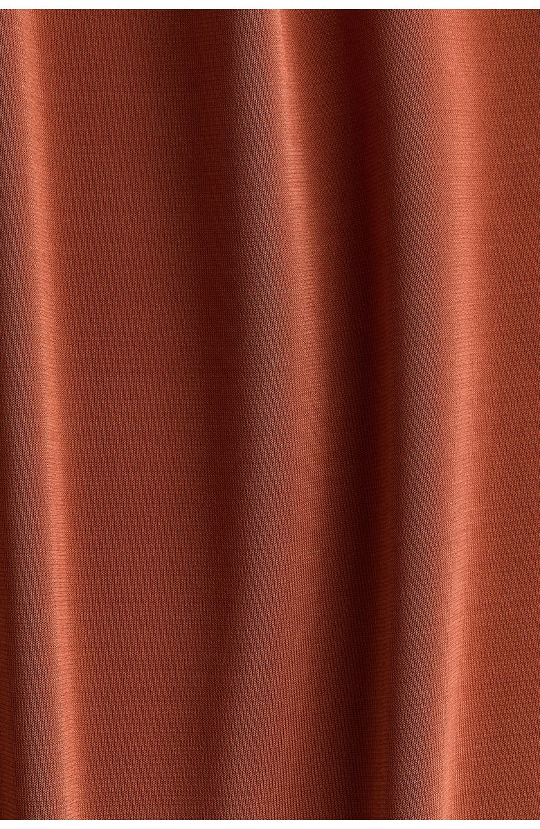 H&M Twist-detail Cut-out Dress, Alternate, color, Burnt Orange