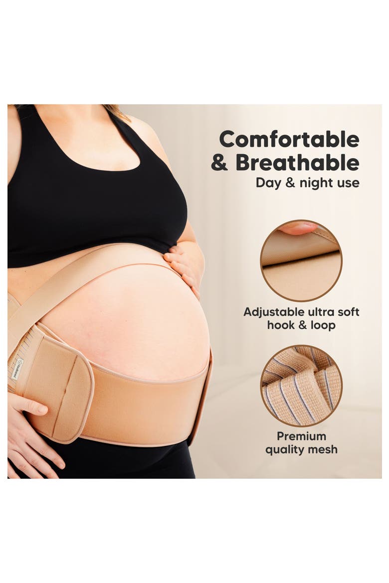 Nurture 2-in-1 Maternity Support Belt, Alternate, color, Classic Ivory