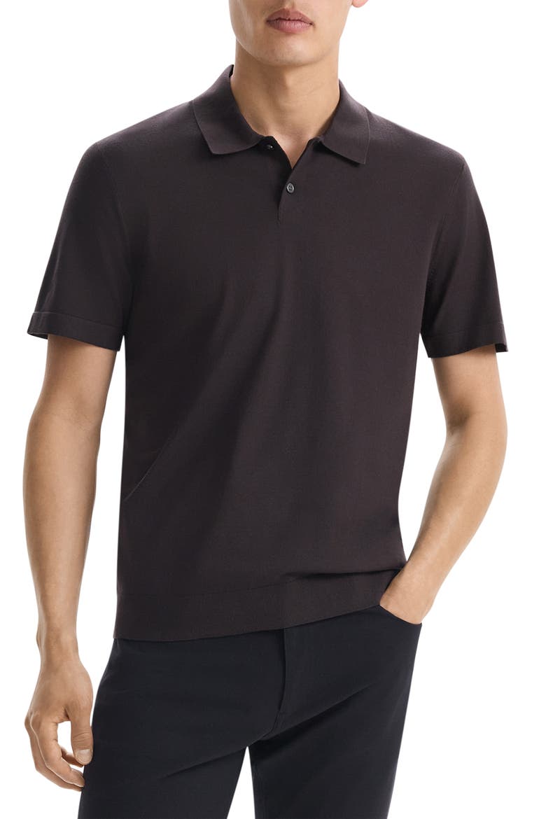 Goris Performance Polo, Main, color, HICKORY