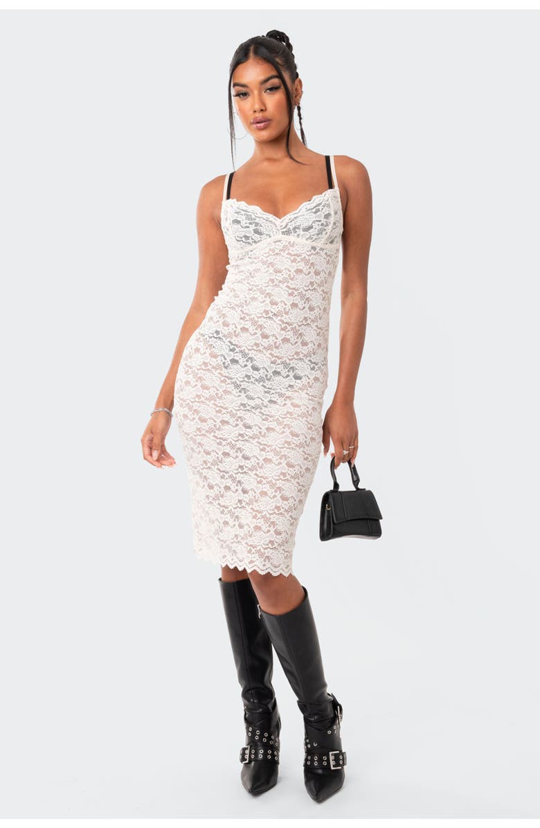 EDIKTED Dori Lace Body-Con Dress, Alternate, color,