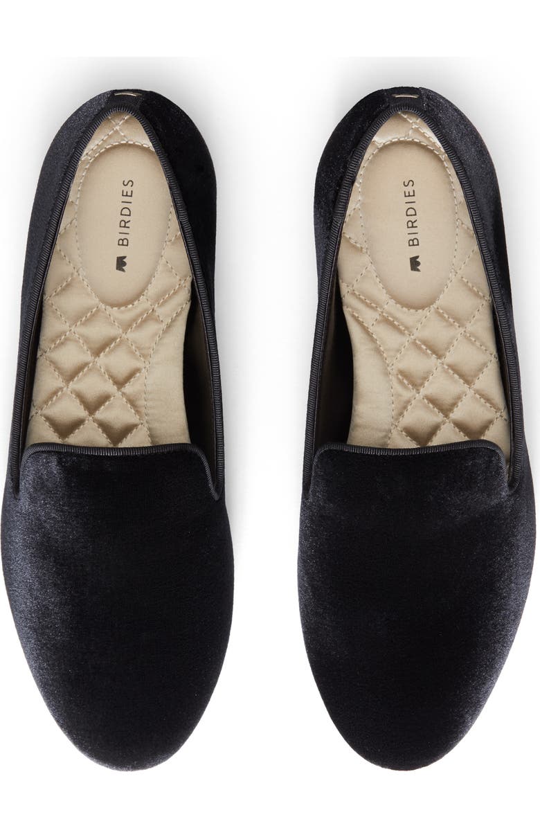 Birdies Starling Velvet Flat, Alternate, color,