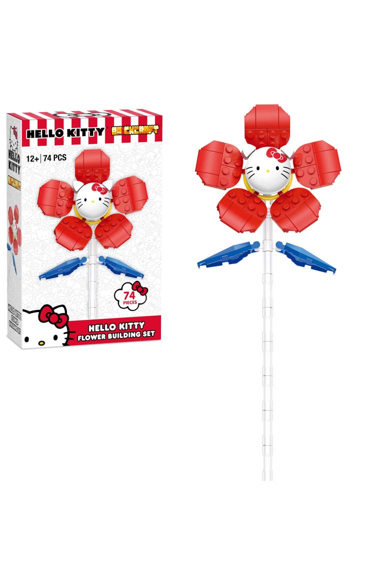 Hello Kitty Flower Building Set, Main, color, Pink