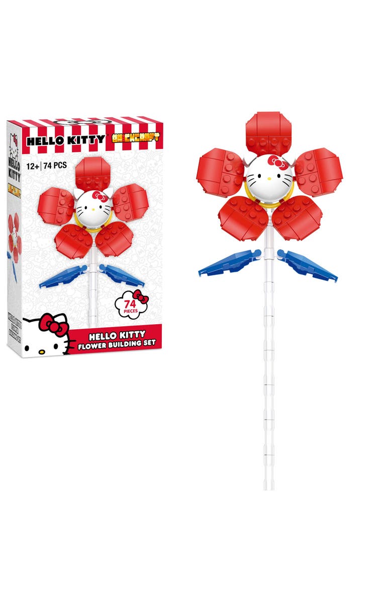 Brickcraft Hello Kitty Flower Building Set, Main, color, Pink
