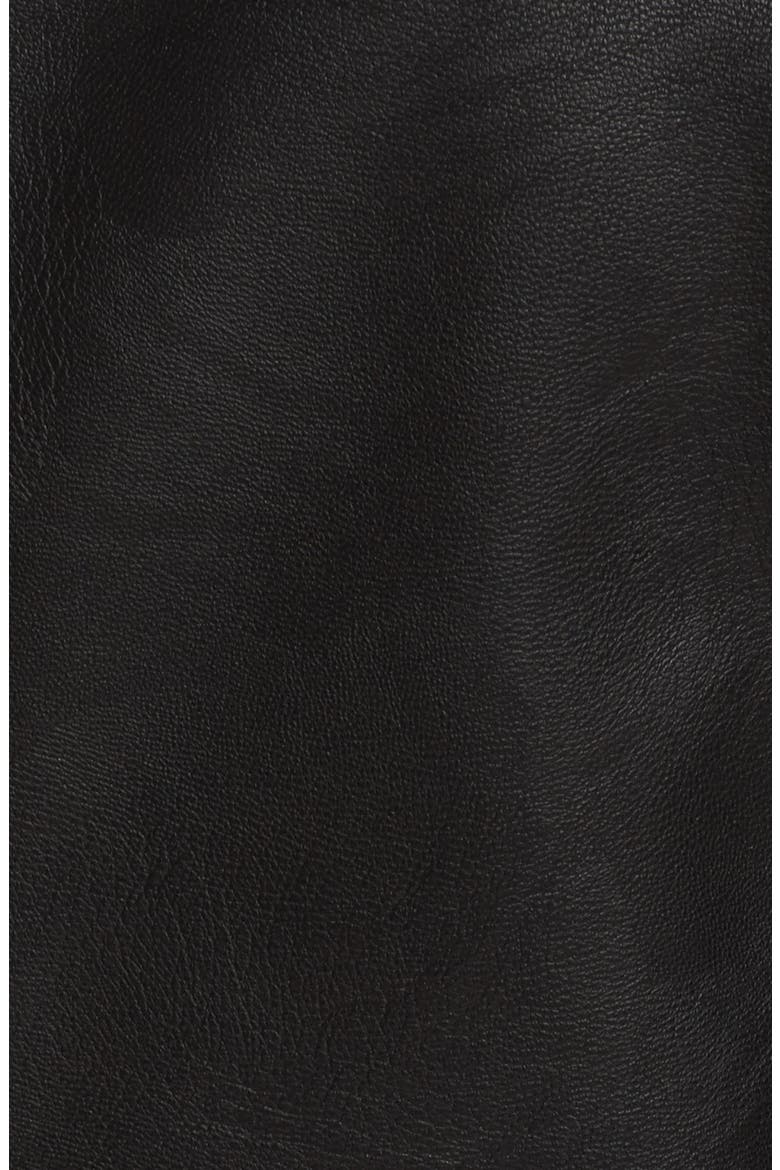 Levi's® Lamb Touch Faux Leather Moto Jacket, Alternate, color, BLACK