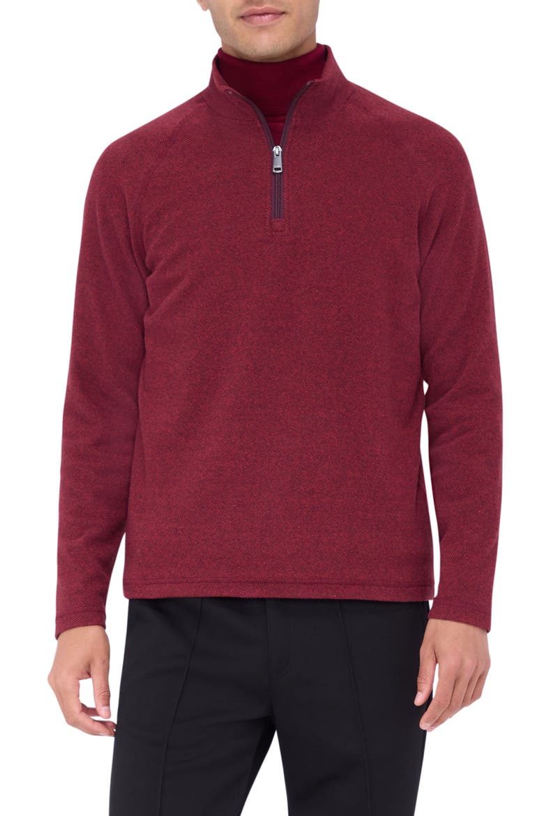 Quarter Zip Pullover, Main, color, CABERNET