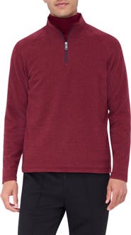 Bugatchi Quarter Zip Pullover