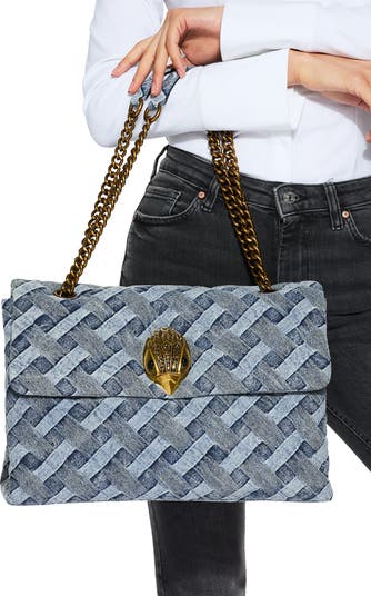 Large Kensington Denim Shoulder Bag