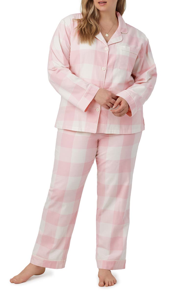 BedHead Pajamas Print Organic Cotton Flannel Pajamas, Alternate, color, 