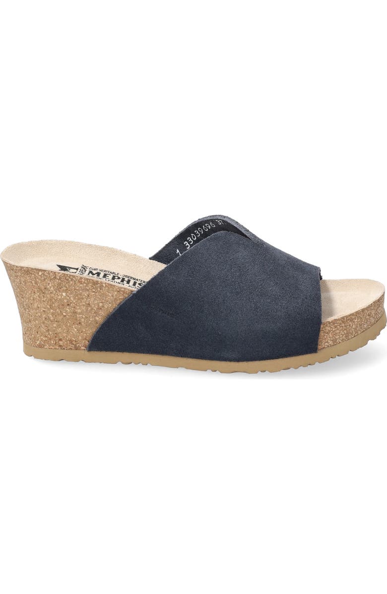 Mephisto Lisane Slide Sandal, Alternate, color, Deep Blue Sandvel