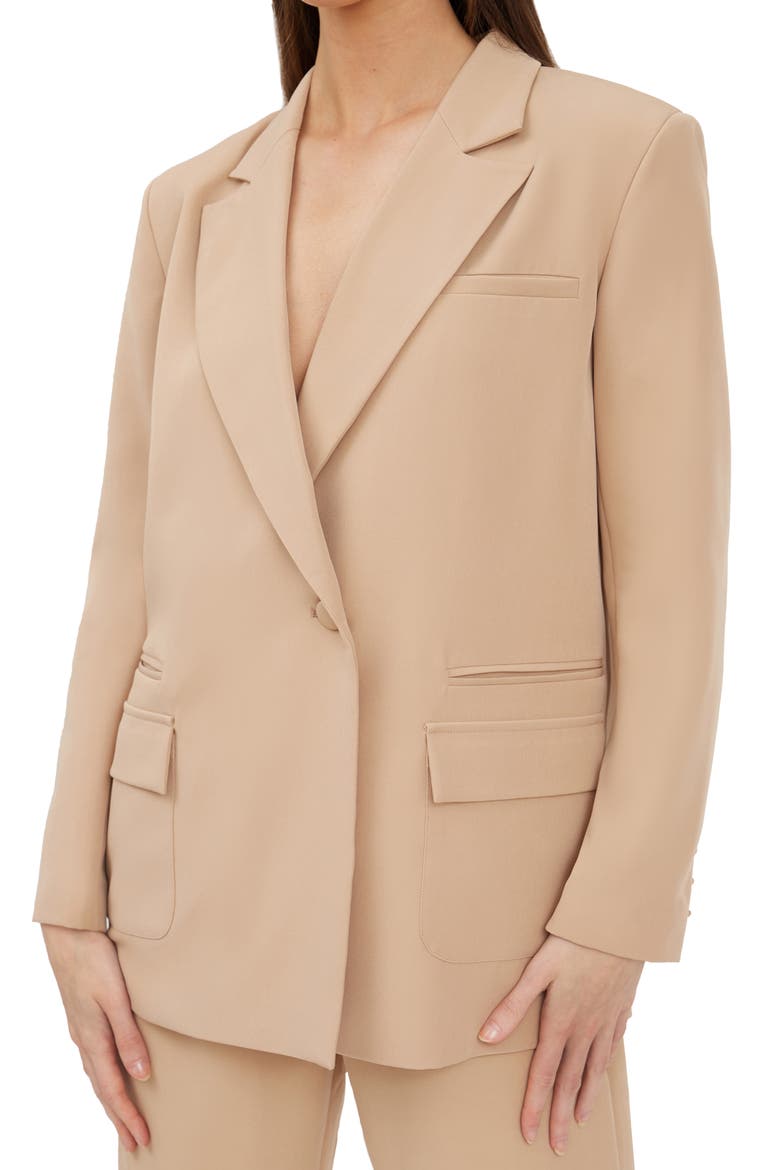 Lindsay Oversize Blazer, Alternate, color, BEIGE