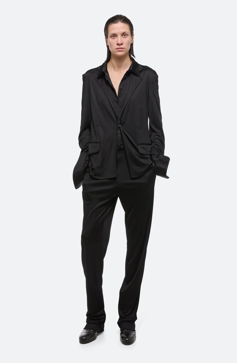 Helmut Lang Fluid Liquid Classic Blazer, Alternate, color, Black - 001