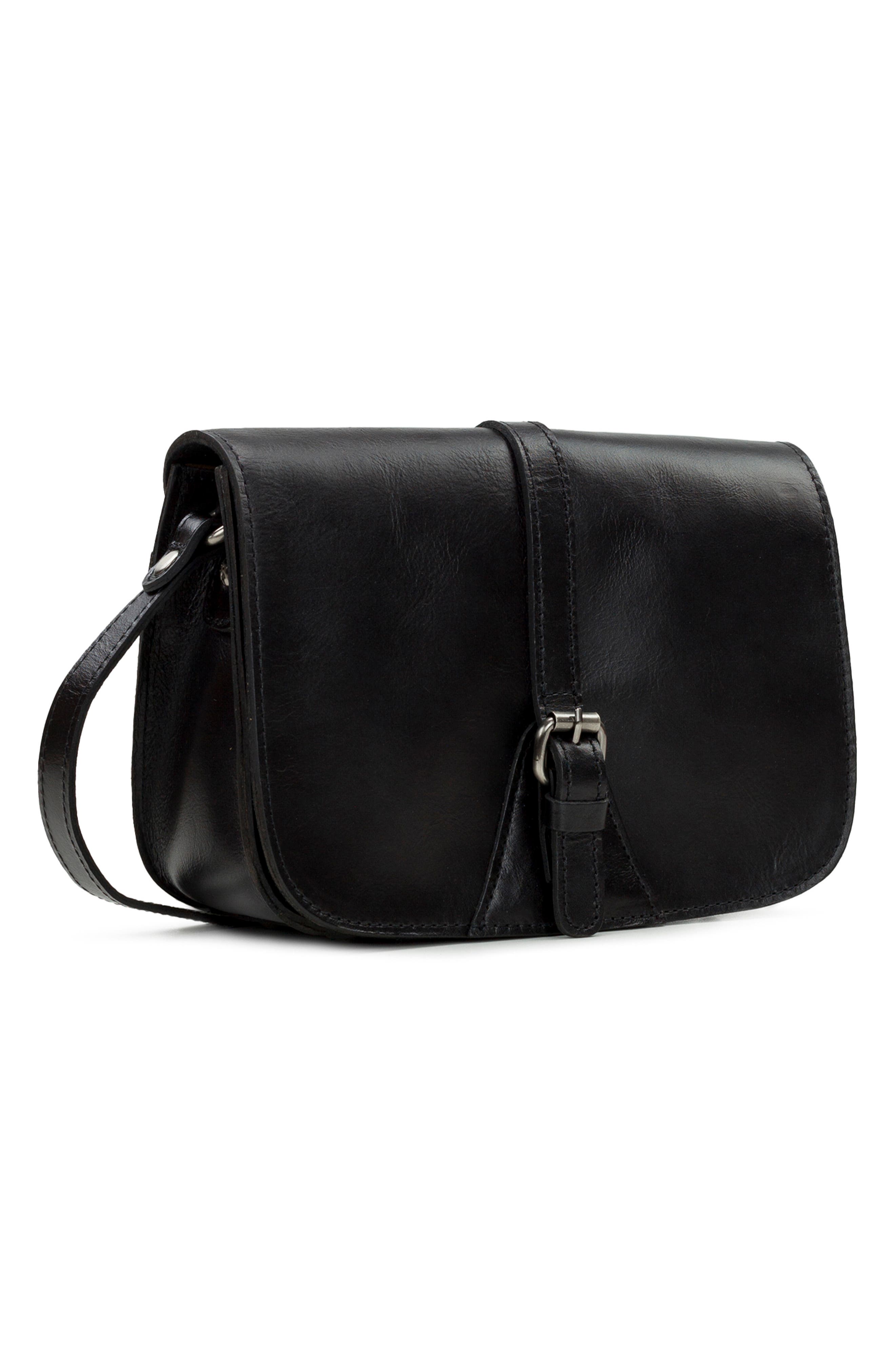 Patricia Nash Champaign Sheild Crossbody Bag, Alternate, color, Black