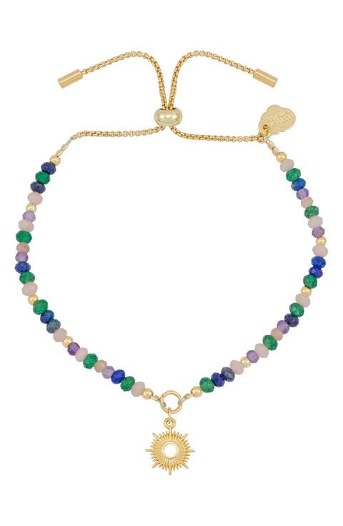 Amelia Shine Bright Mixed Stone Slide Bracelet