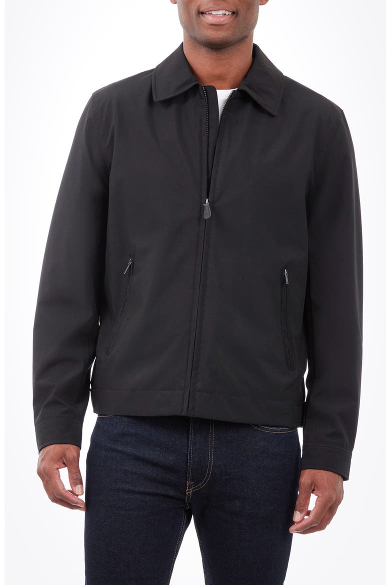 Athens Hipster Water Resistant Jacket, Main, color, BLACK