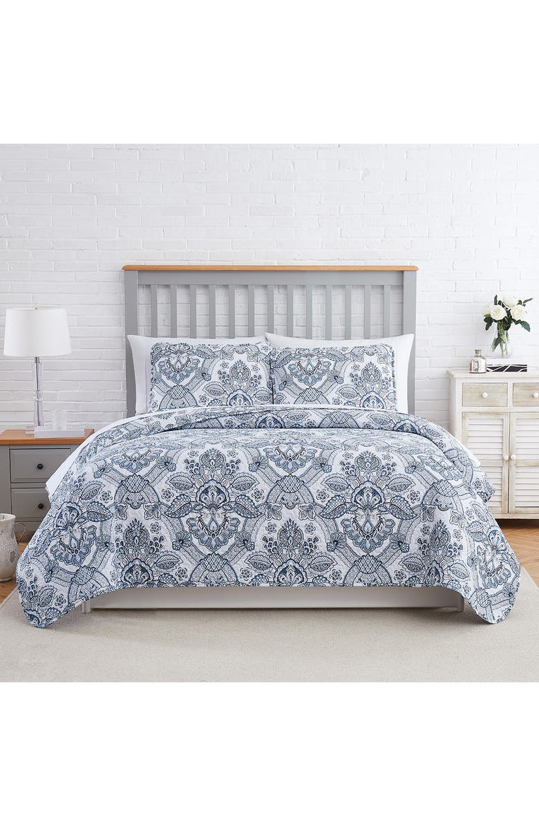 SOUTHSHORE FINE LINENS Enchantment Oversized Comforter Set, Alternate, color, Blue