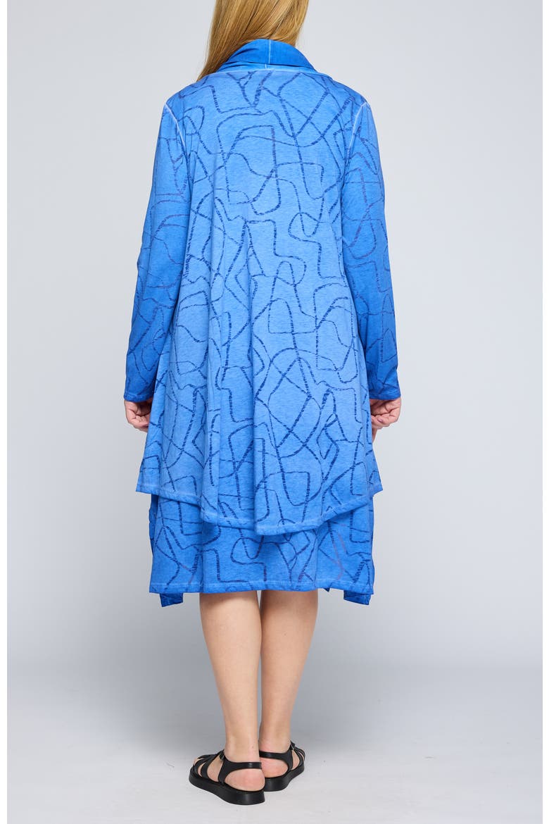 Axel Devore Cotton Jersey Duster, Alternate, color, Blue